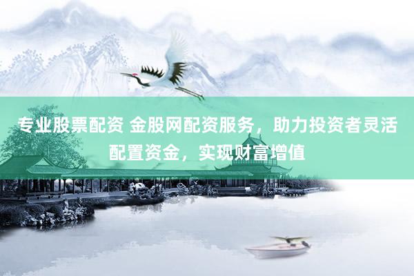 专业股票配资 金股网配资服务，助力投资者灵活配置资金，实现财富增值