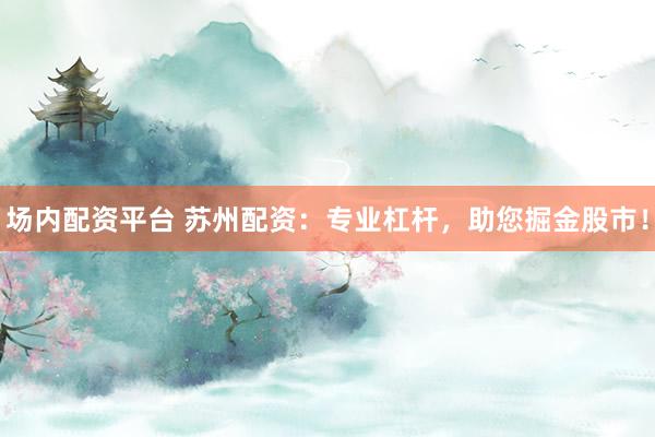 场内配资平台 苏州配资:专业杠杆,助您掘金股市!