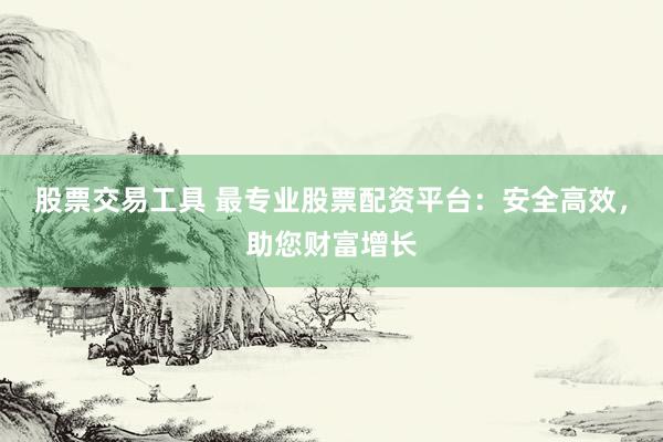 股票交易工具 最专业股票配资平台：安全高效，助您财富增长